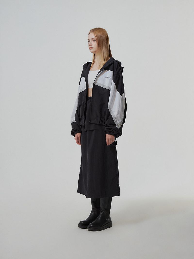 OVERFITTED MULTI COLOR HOODIE JUMPER_BLACK