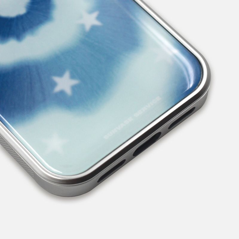 HYPNOTIC STAR CASE_TEAL BLUE (silver epoxy)