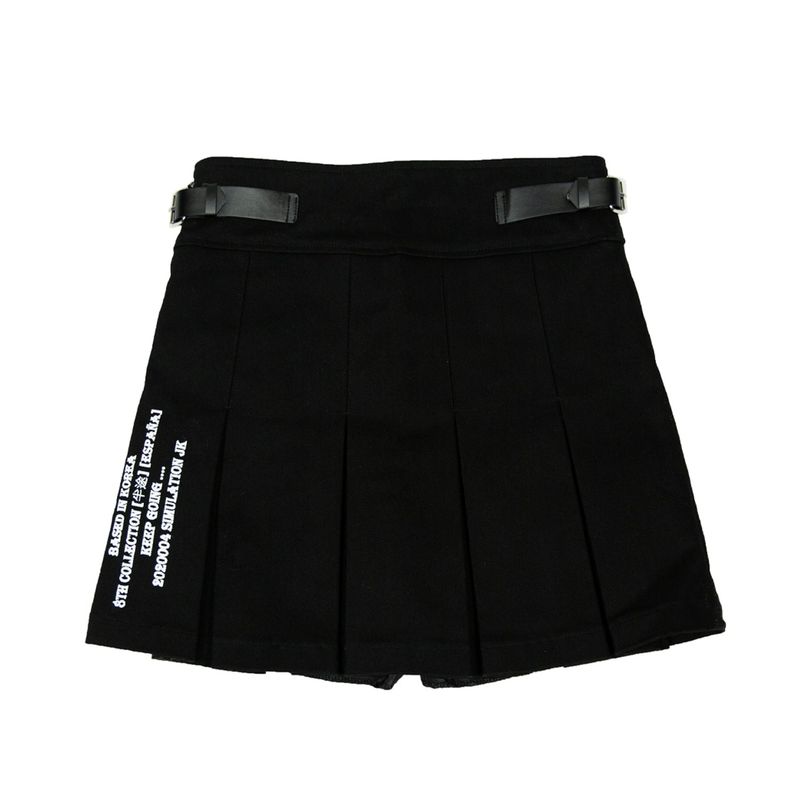 Roseapple（ローズアップル）の「203-BUCKLE PLEATS SKIRT（Skirts）」