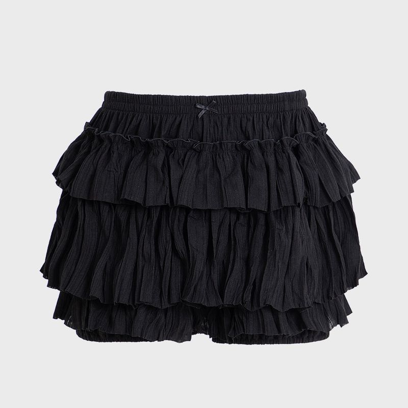 BIRD SKIRT IN BLACK