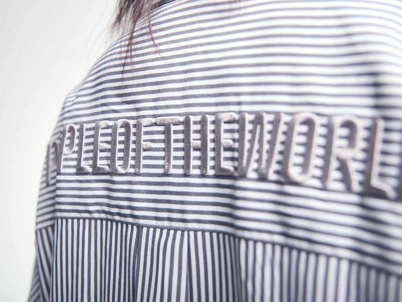 signature ambroid dress (GRAY)