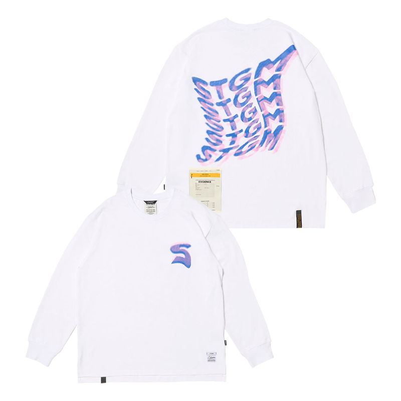 MAGIC OVERSIZED LONG SLEEVES T-SHIRTS BLACK / WHITE
