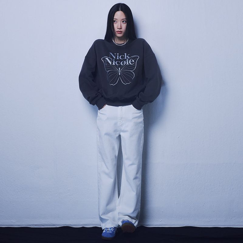 MINIMAL WIDE DENIM PANTS_IVORY
