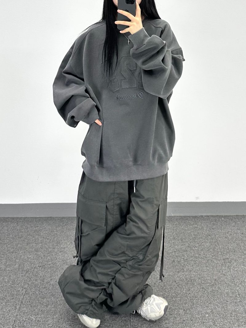 shirring strap cargo pants