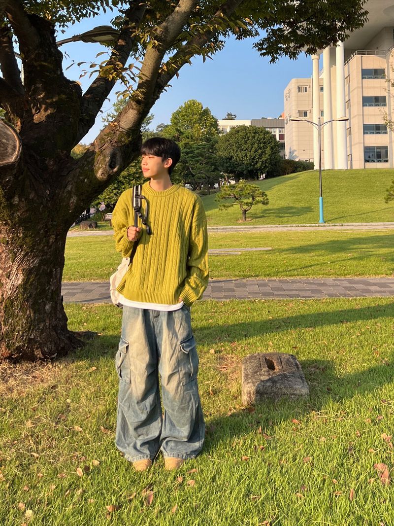 Retro Denim Cargo Pants (2 colors)