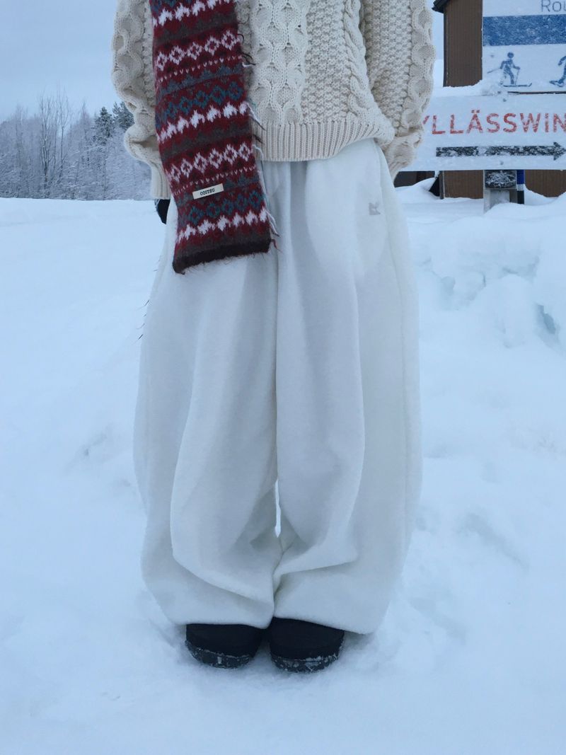 Bohemian Vintage Wool Muffler (4c)
