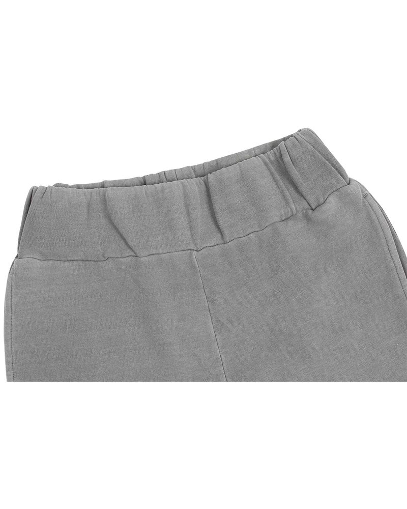 Patch Slim Lounge Pants _ Light Grey