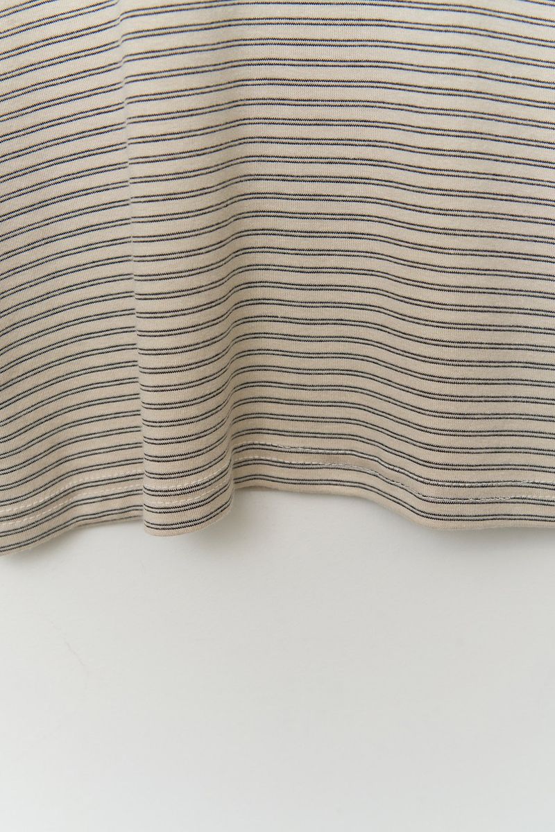 (W) Ash Striped Top