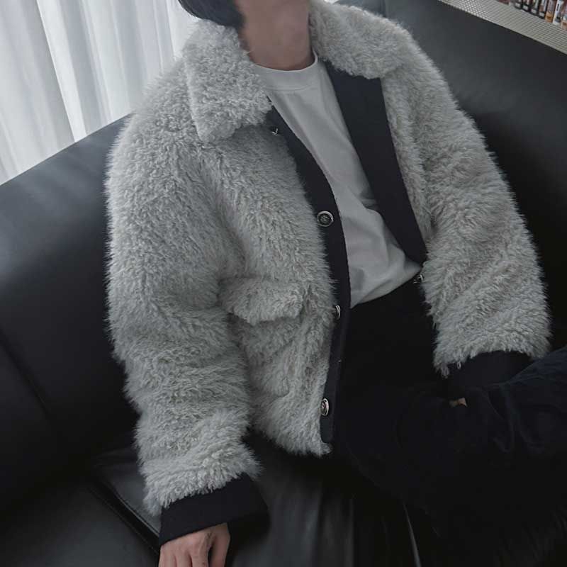 3 TAP Schnauzer Fur Tweed Jacket (2color)