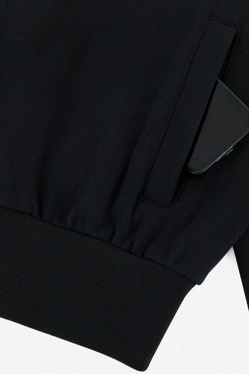 Cropped Zip-Up Sweater