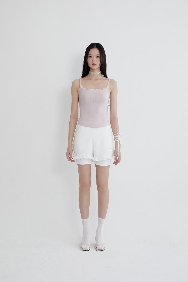 Frill lace Sleeveless (PINK)