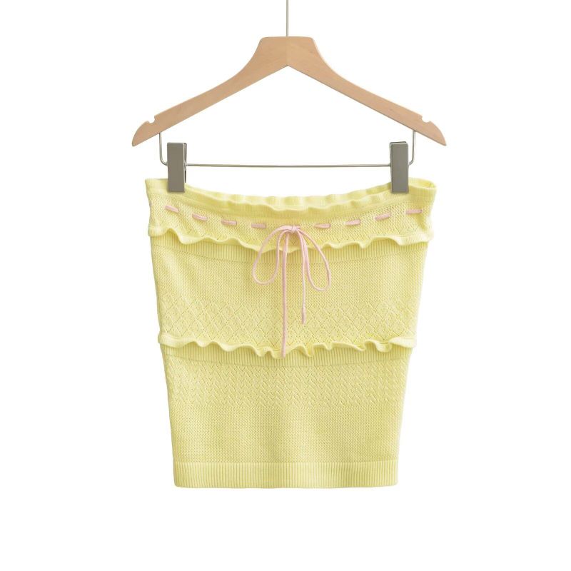Nover Ribbon Knit Top