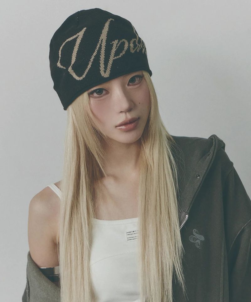Jacquard Roll Beanie[Black]