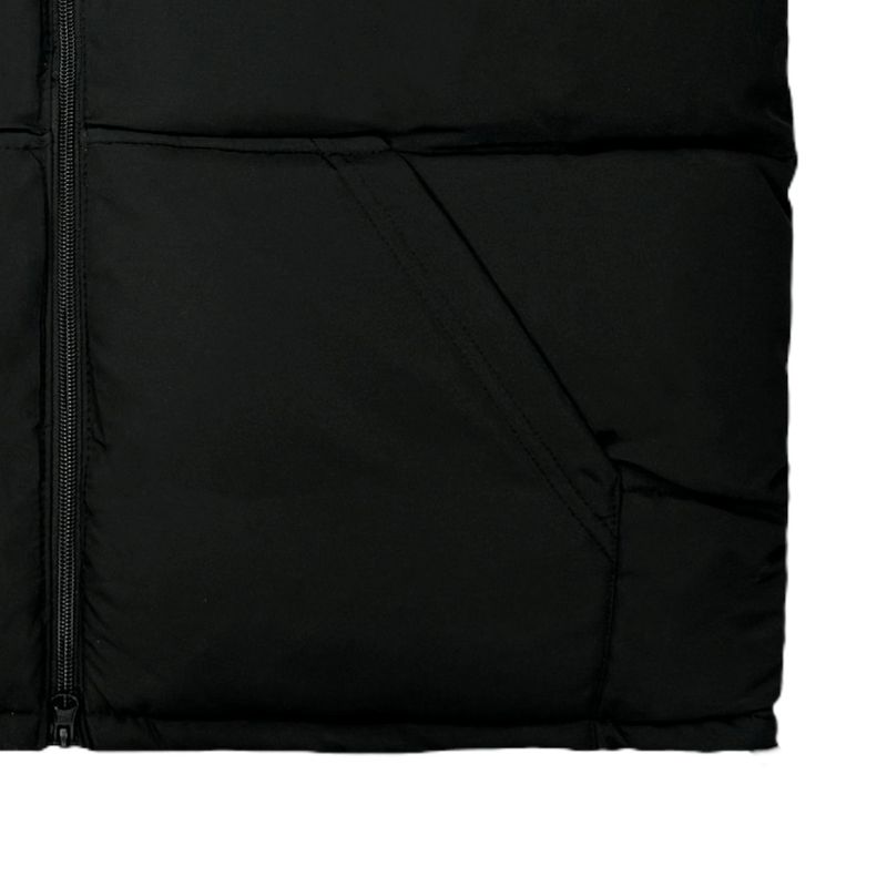 TENBY LEATHER PATCH PADDING VEST (UNISEX)