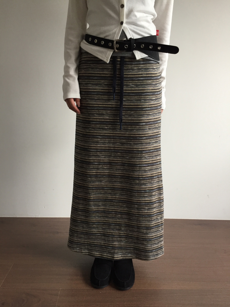 Venti knit long skirt (2color)