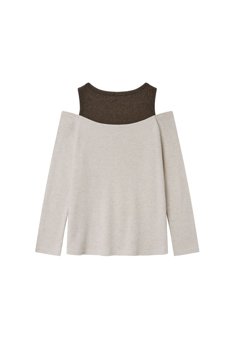 2 eyelet t (beige)