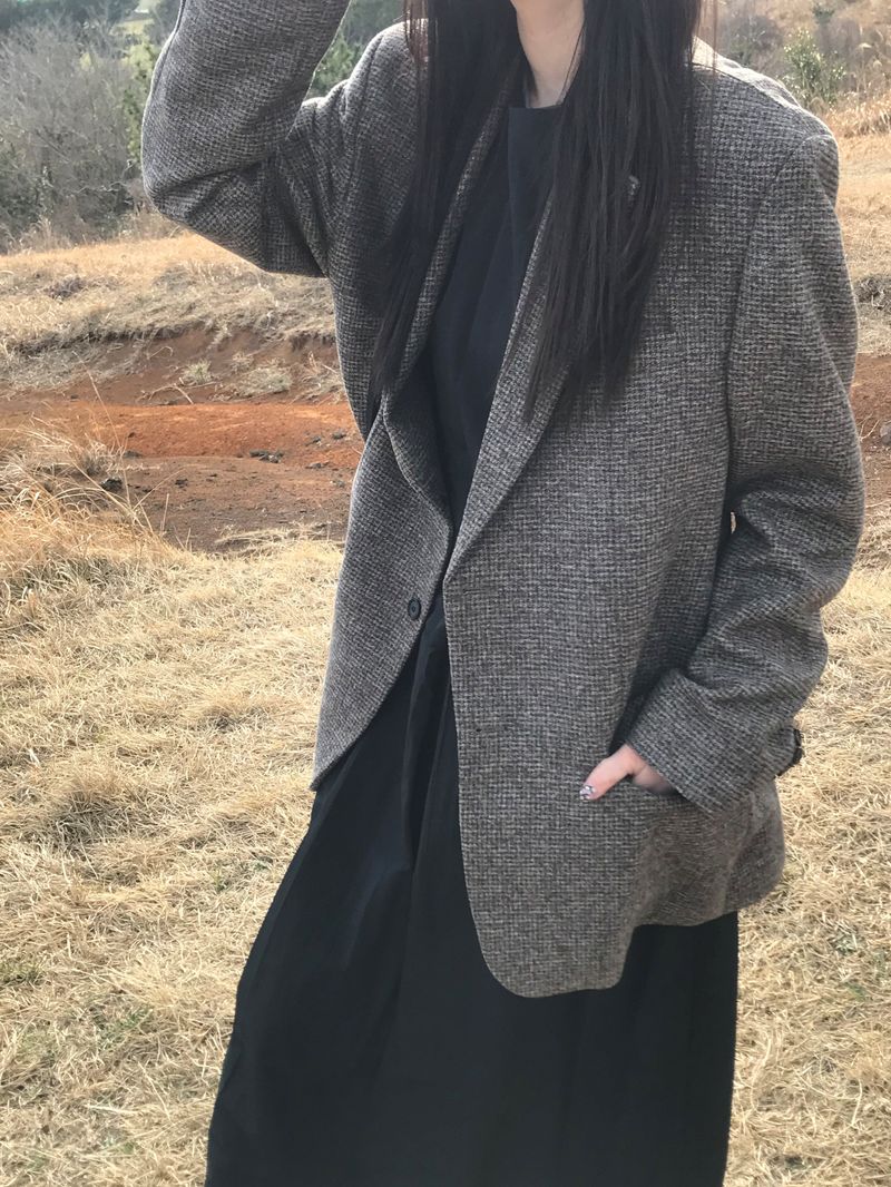 Tom check jacket