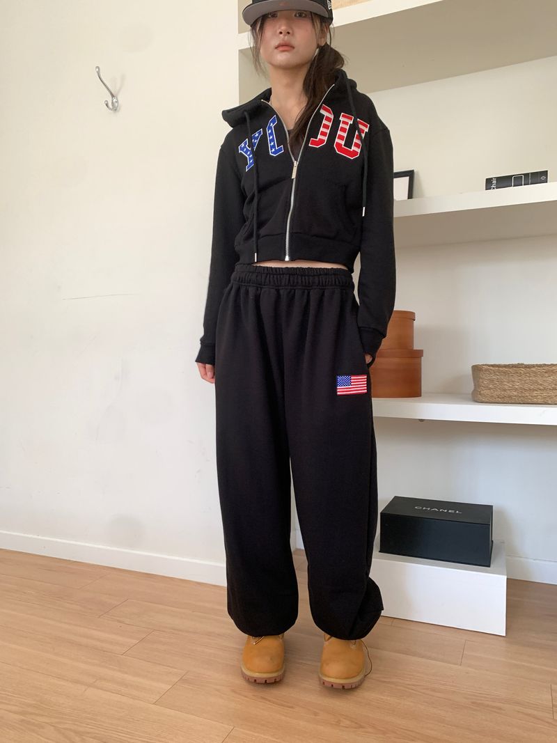 AMERICA HOOD ZIP-UP (2C)