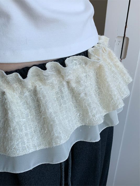 TWINKLE LAYERED BELT SKIRT (2C)