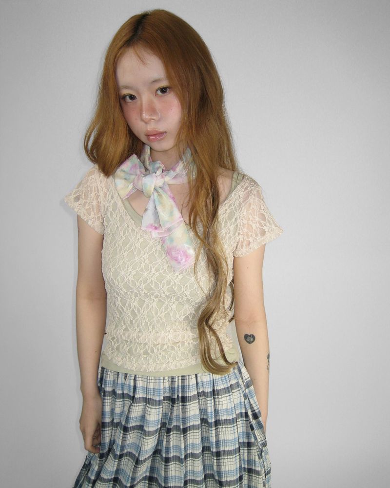 PASTEL SHEER SCARF