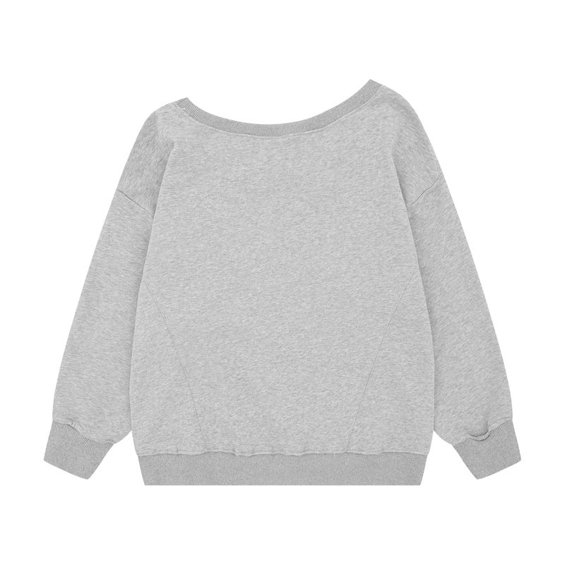 Star Off-Shoulder Loose Fit Sweatshirt 233198150