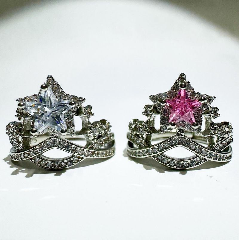 [Red Velvet Wendy] Big star crown ring (2color)