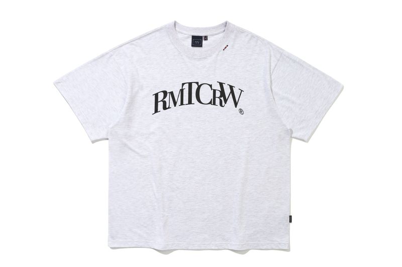 RECENT ARCH LOGO TEE SHIRT_LIGHT GREY