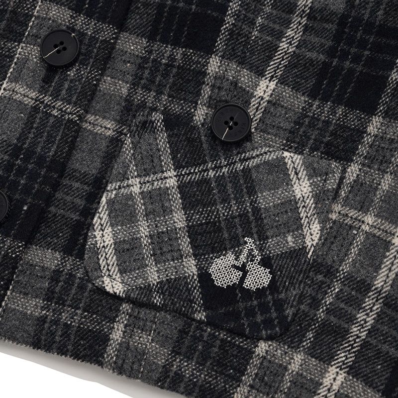 CHERRY BUTTON POINT TAILER JACKET[DARK NAVY]