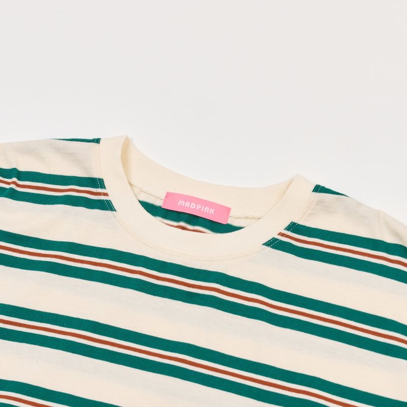 MULTI STRIPE SYMBOL T IVORY