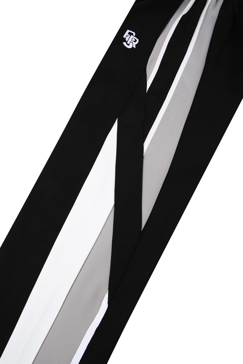 Black Gray Line Track Pants