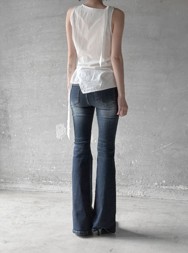 Notir Unbalanced Knot Blouse