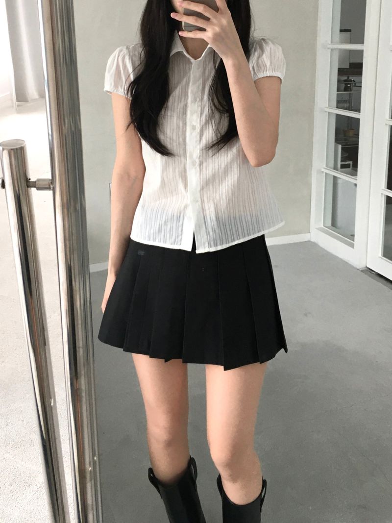 Elly Puff Blouse (2 colors)
