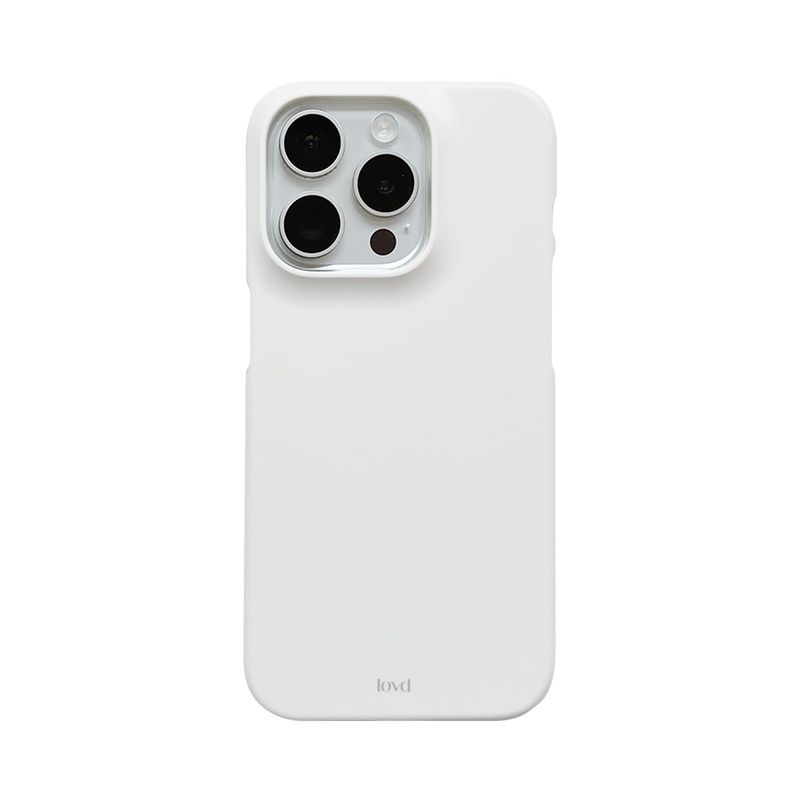 LOVD（ラブド）の「[MADE] MILKY WHITE PHONE CASE (matte hard)（Smartphone Accessories）」