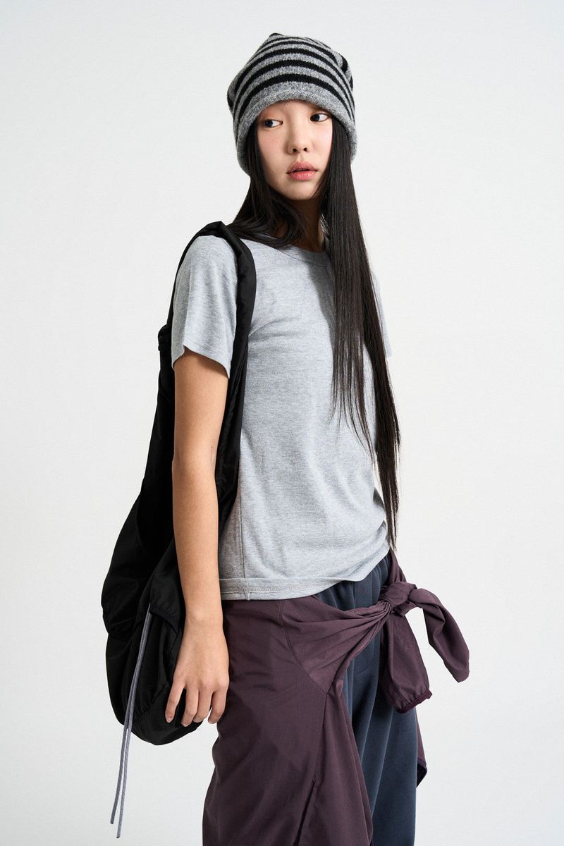 Rope cross shoulder bag