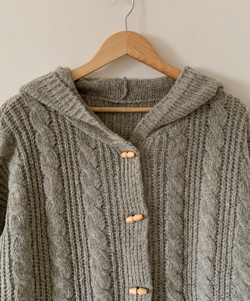 Tteokbokki hoodie cardigan