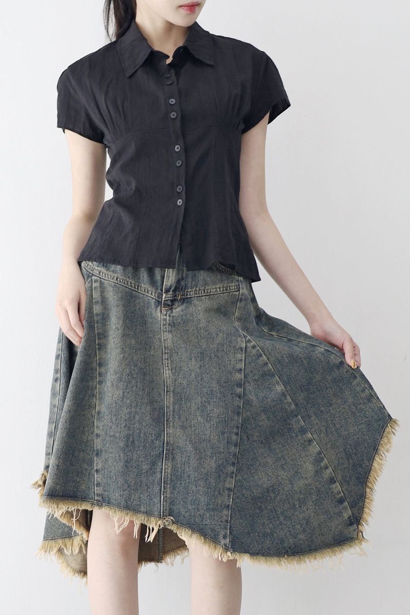 NONCODE（ノンコード）の「Lemel lace half shirt（Tops）」