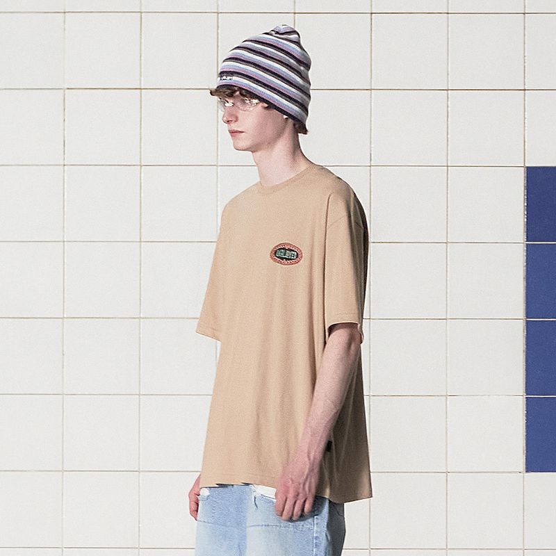 SYMBOL LOGO T SHIRT / BEIGE