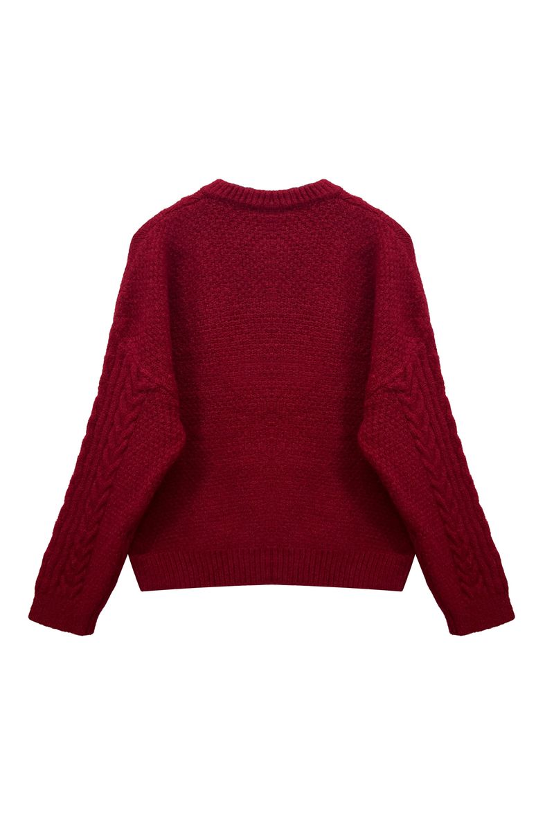 JUICY ROUND KNIT / RED