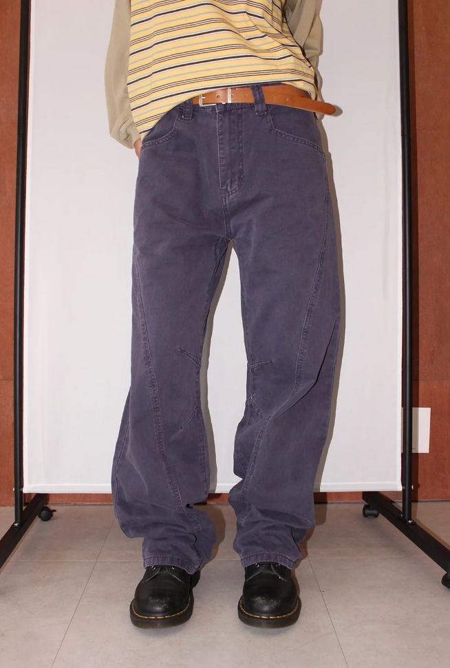 VINTAGE DYED BARREL PANTS