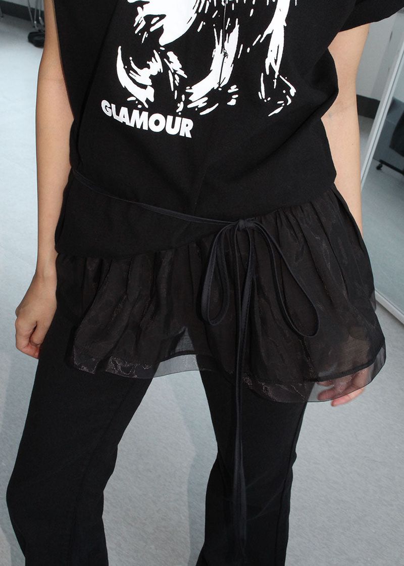 FRILL WRAP SKIRT