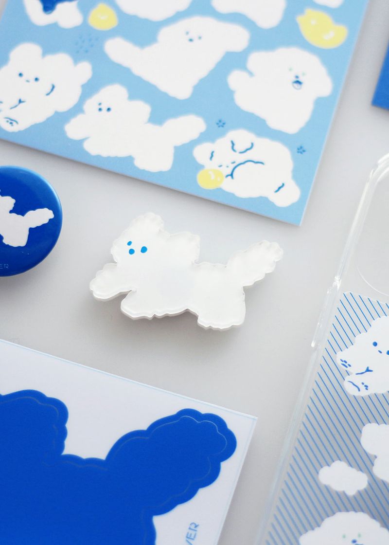 NO NOT NEVER(ノーノットネバー)の「Magnet moonggae white dog(Miscellaneous Goods/Stationery)」