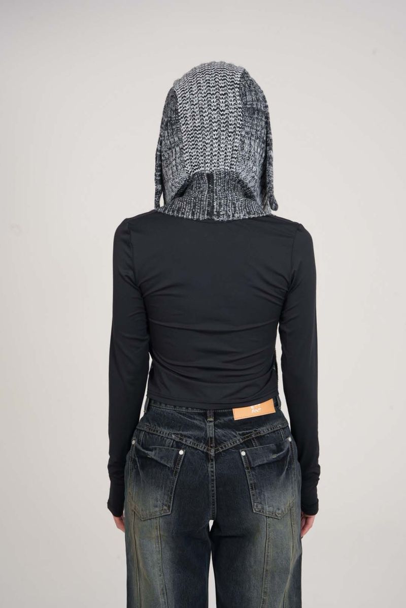 Rabbit Ear Balaclava Muffler(BK)