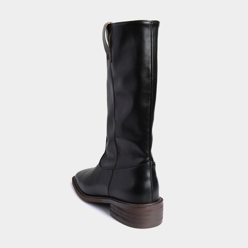 Square toe western boots_B089_3colors_3.5cm
