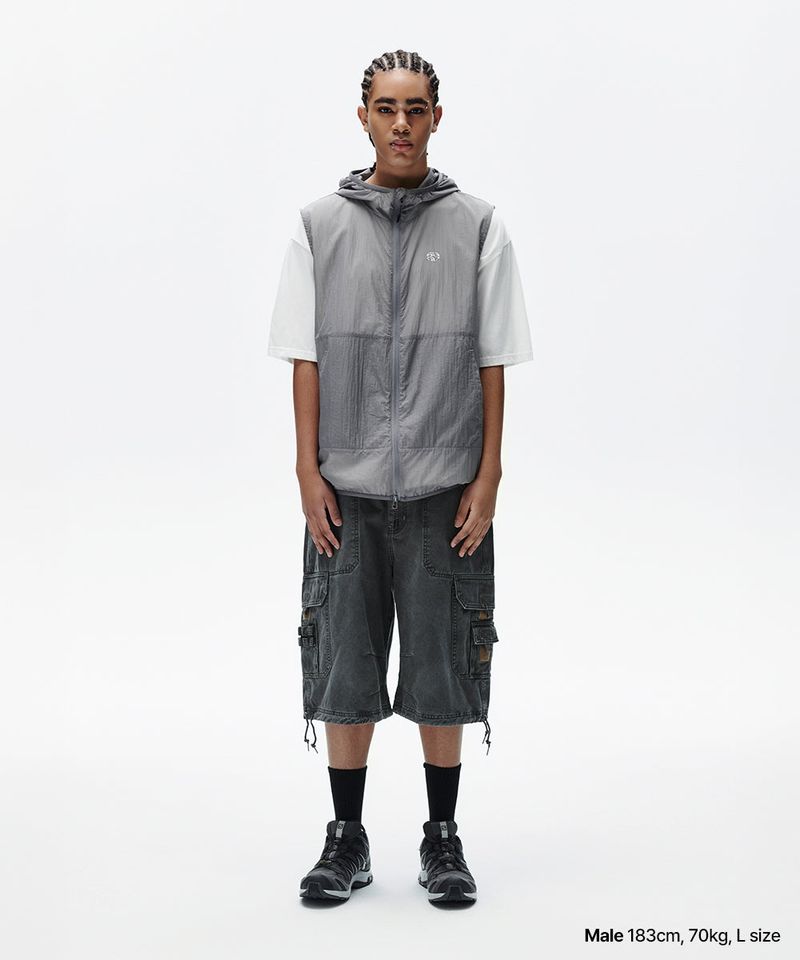 ECLIPSE NYLON HOOD VEST