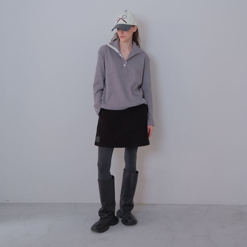 Charcoal/Cream Pigment Ribbon Cap