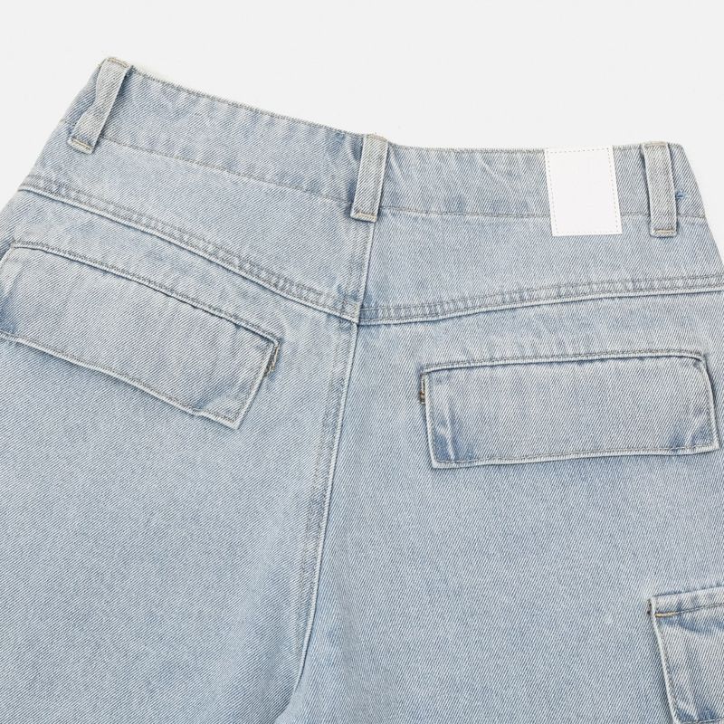Pace Snap Denim Shorts (2color)