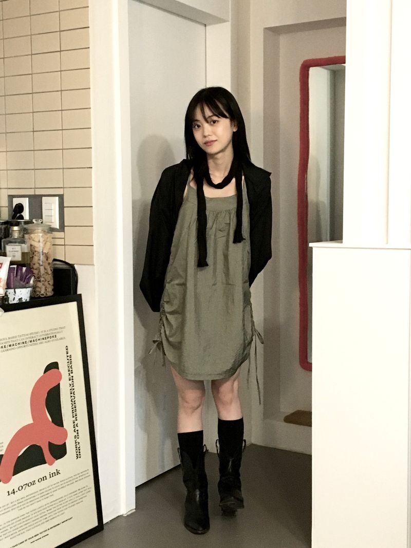 sorusoru（ソルソル）の「シャインワンピース(3color)（ワンピース/ドレス）」