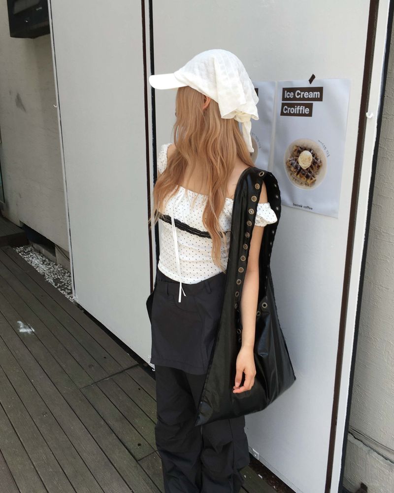 Pintuck skirt pants