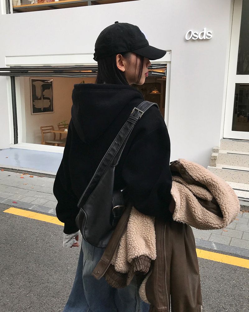 [ORIGINAL] Tibet 2-Way Cropped Hood Zip-Up