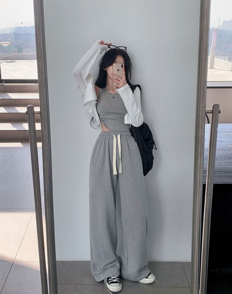 [BELLIDE MADE] マッシュルームワイドトレーニングパンツ